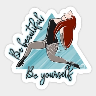 Be Beautiful Sticker